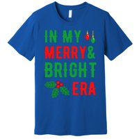 In My Merry And Bright Era Cute Christmas Era Xmas Lights Gift Premium T-Shirt