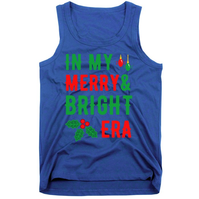 In My Merry And Bright Era Cute Christmas Era Xmas Lights Gift Tank Top