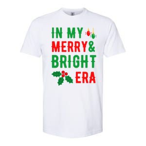 In My Merry And Bright Era Cute Christmas Era Xmas Lights Gift Softstyle CVC T-Shirt