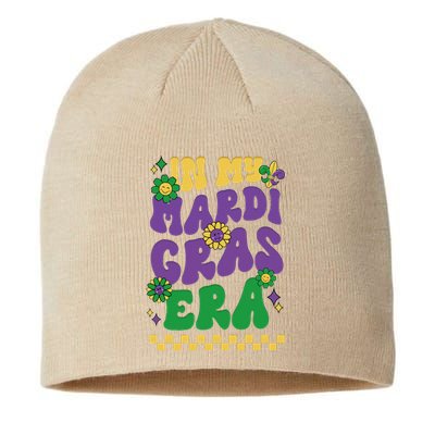 In My Mardi Gras Era Festival Retro Carnival Holiday Sustainable Beanie