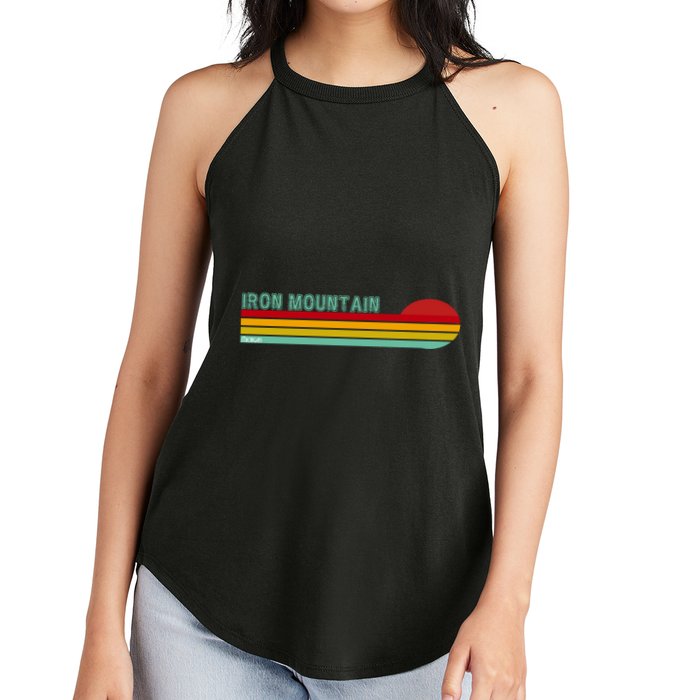 Iron Mountain Michigan Women's Perfect Tri Rocker Tank