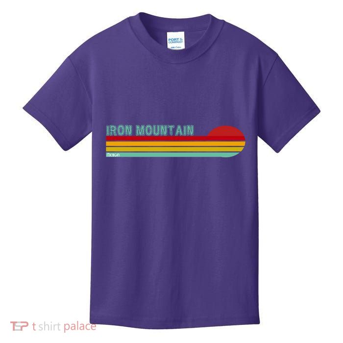 Iron Mountain Michigan Kids T-Shirt