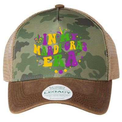 In My Mardi Gras Era Festival Retro Carnival Party Holiday Legacy Tie Dye Trucker Hat