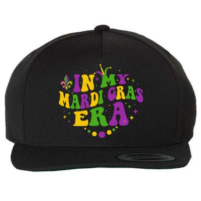 In My Mardi Gras Era Festival Retro Carnival Party Holiday Wool Snapback Cap