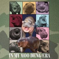 In My Moo Deng Era  Moo Deng Lover Legacy Tie Dye Trucker Hat