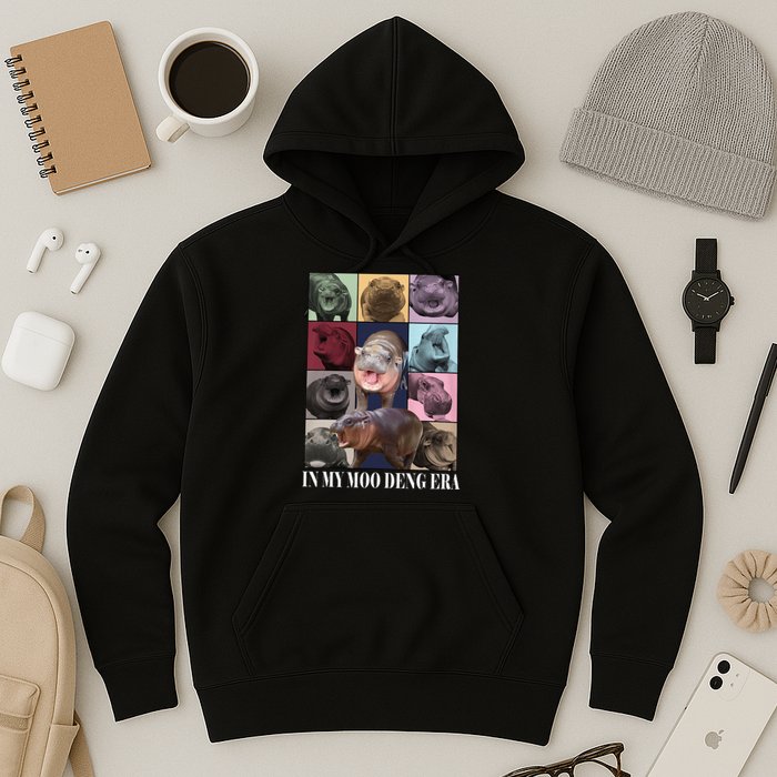 In My Moo Deng Era  Moo Deng Lover Hoodie