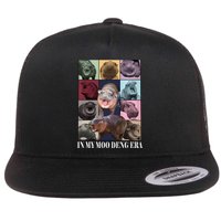 In My Moo Deng Era  Moo Deng Lover Flat Bill Trucker Hat