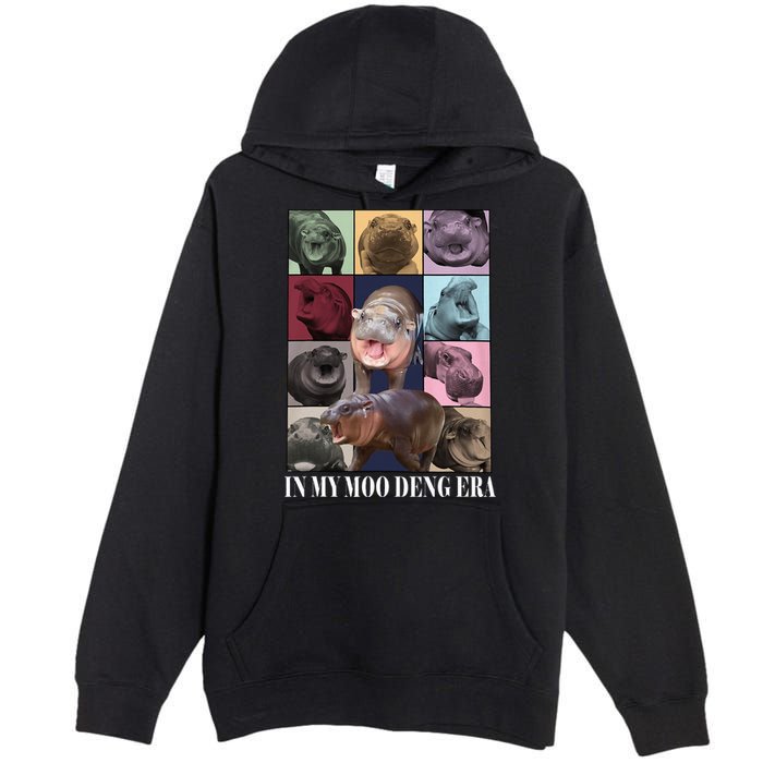 In My Moo Deng Era  Moo Deng Lover Premium Pullover Hoodie