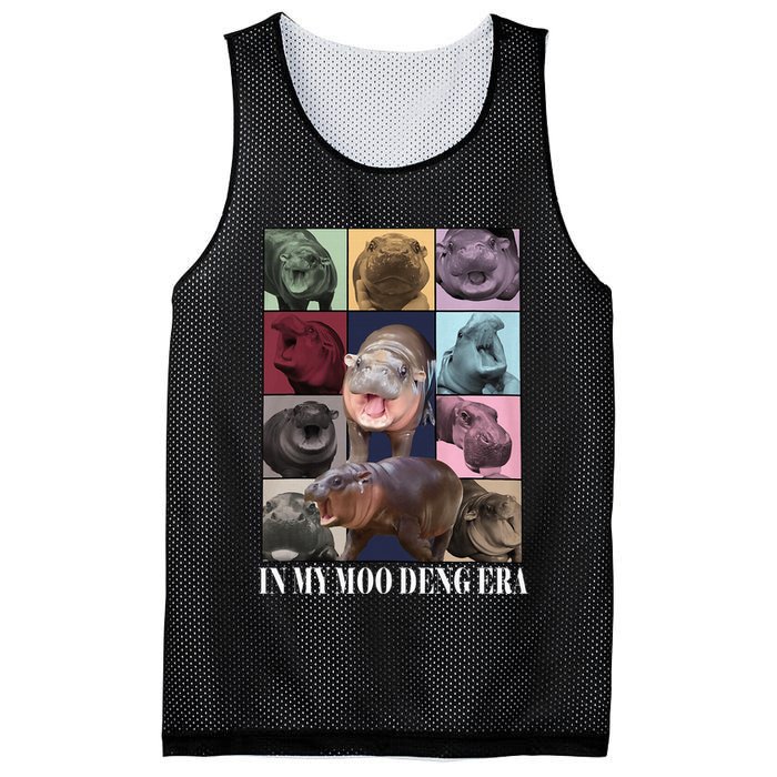 In My Moo Deng Era  Moo Deng Lover Mesh Reversible Basketball Jersey Tank