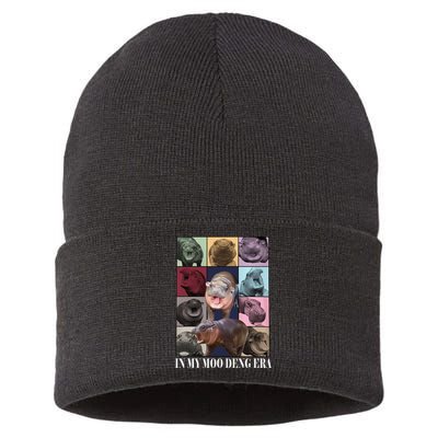 In My Moo Deng Era  Moo Deng Lover Sustainable Knit Beanie