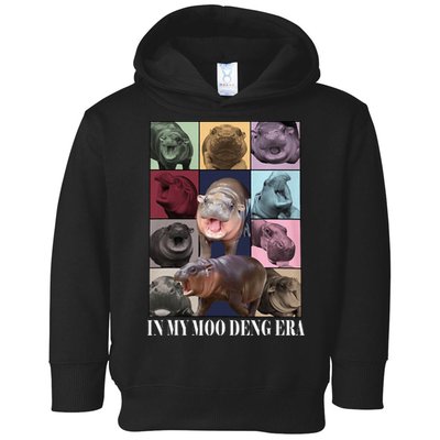 In My Moo Deng Era  Moo Deng Lover Toddler Hoodie
