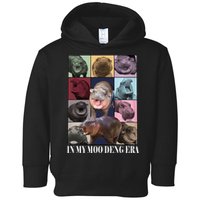 In My Moo Deng Era  Moo Deng Lover Toddler Hoodie