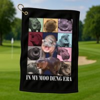 In My Moo Deng Era  Moo Deng Lover Golf Towel