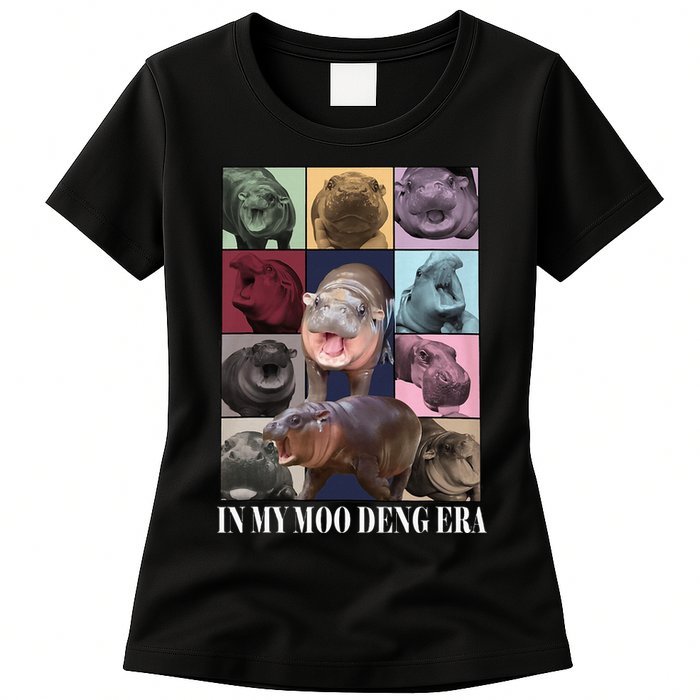 In My Moo Deng Era  Moo Deng Lover Womens T-Shirt