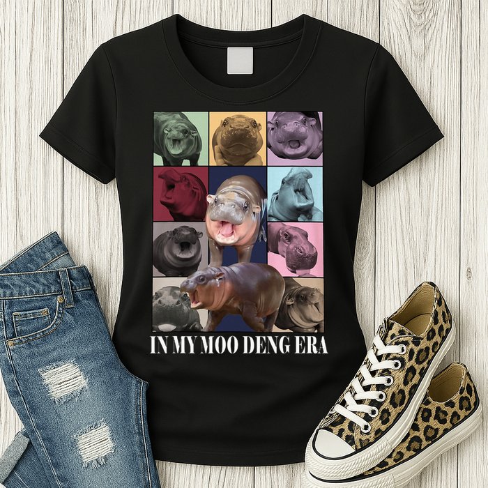 In My Moo Deng Era  Moo Deng Lover Womens T-Shirt