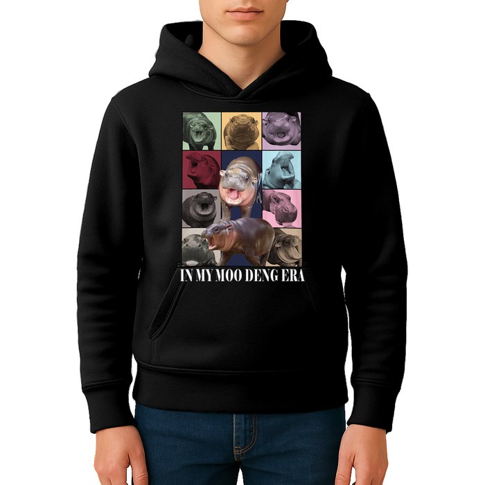 In My Moo Deng Era  Moo Deng Lover Kids Hoodie