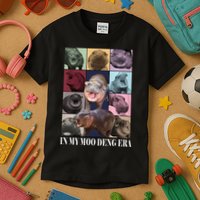 In My Moo Deng Era  Moo Deng Lover Kids T-Shirt
