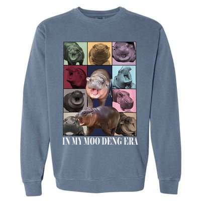 In My Moo Deng Era  Moo Deng Lover Garment-Dyed Sweatshirt