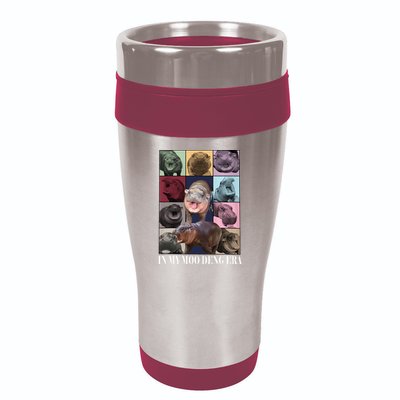 In My Moo Deng Era  Moo Deng Lover 16oz Travel Tumbler