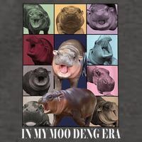 In My Moo Deng Era  Moo Deng Lover Vector Backpack