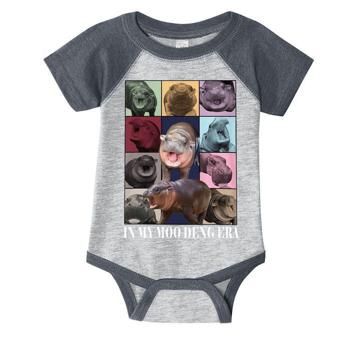 In My Moo Deng Era  Moo Deng Lover Infant Baby Jersey Bodysuit