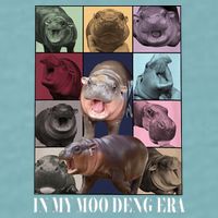In My Moo Deng Era  Moo Deng Lover Sueded Cloud Jersey T-Shirt