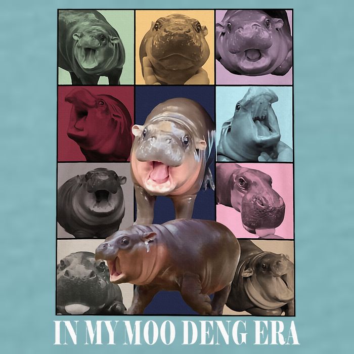 In My Moo Deng Era  Moo Deng Lover Sueded Cloud Jersey T-Shirt