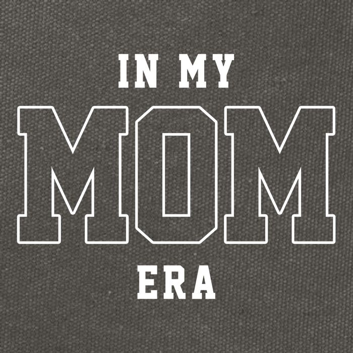 In My Mom Era Cute Mothers Day Gift Cotton Canvas Backpack