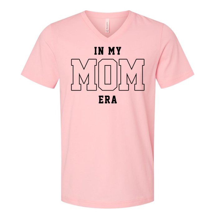 In My Mom Era Cute Mothers Day Gift V-Neck T-Shirt