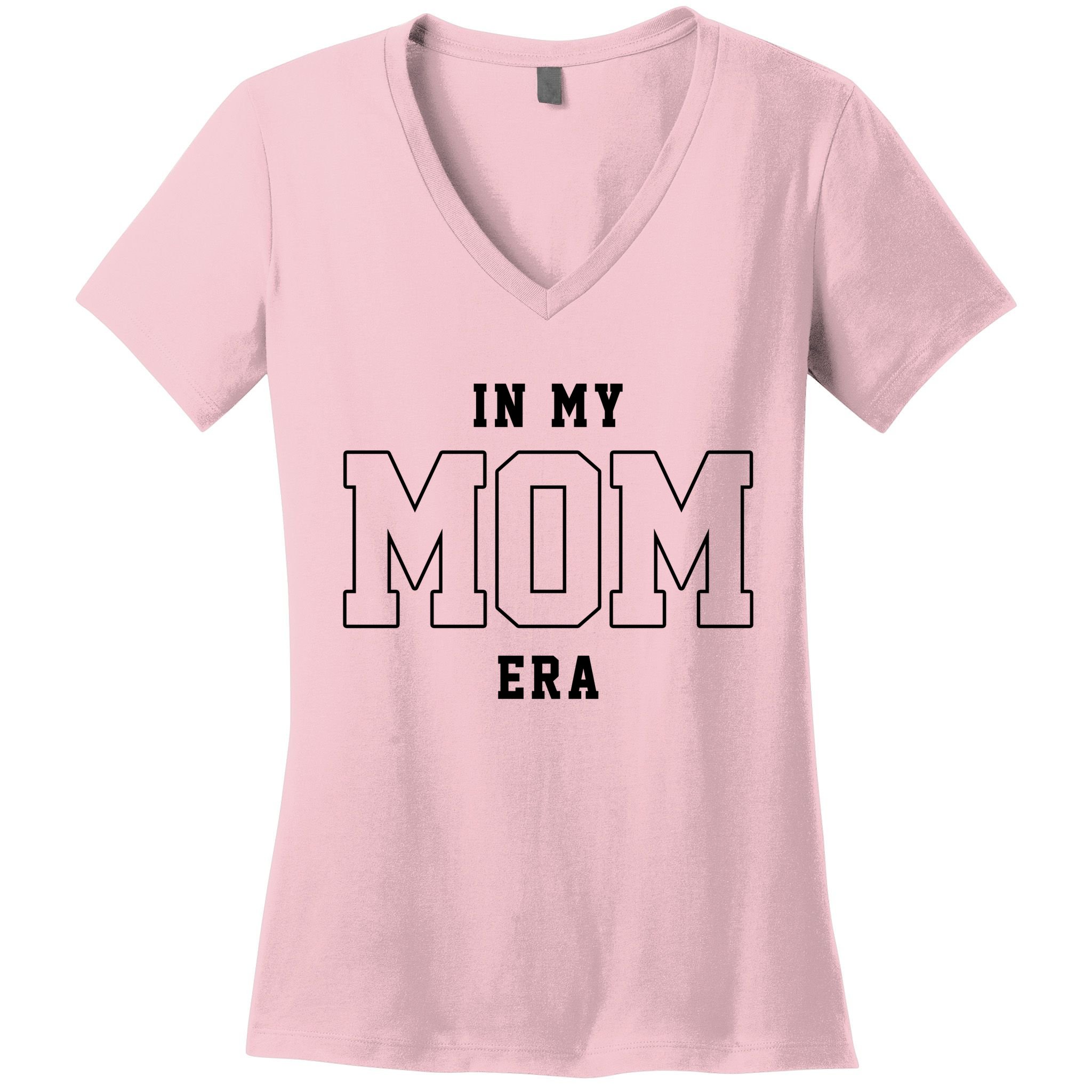 In My Mom Era Cute Mothers Day Gift Women's V-Neck T-Shirt