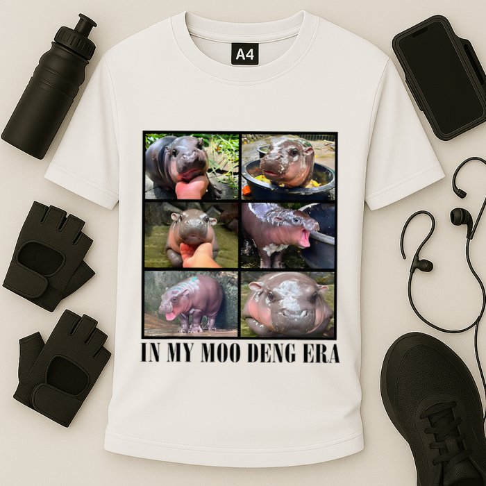 In My Moo Deng Era  Moo Deng Lover Cooling Performance Crew T-Shirt