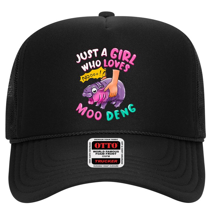 In My Moo Deng Era  Moo Deng Lover Just A Girl Who Loves Moo Deng Trucker Hat