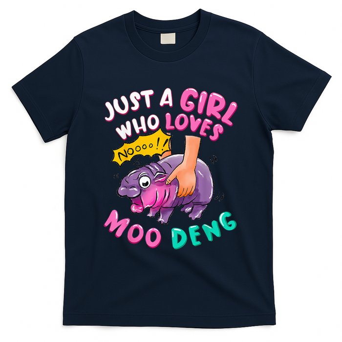 In My Moo Deng Era  Moo Deng Lover Just A Girl Who Loves Moo Deng T-Shirt