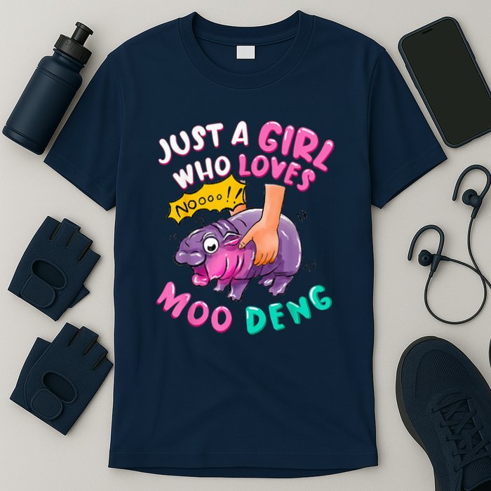 In My Moo Deng Era  Moo Deng Lover Just A Girl Who Loves Moo Deng T-Shirt