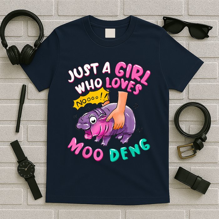 In My Moo Deng Era  Moo Deng Lover Just A Girl Who Loves Moo Deng T-Shirt
