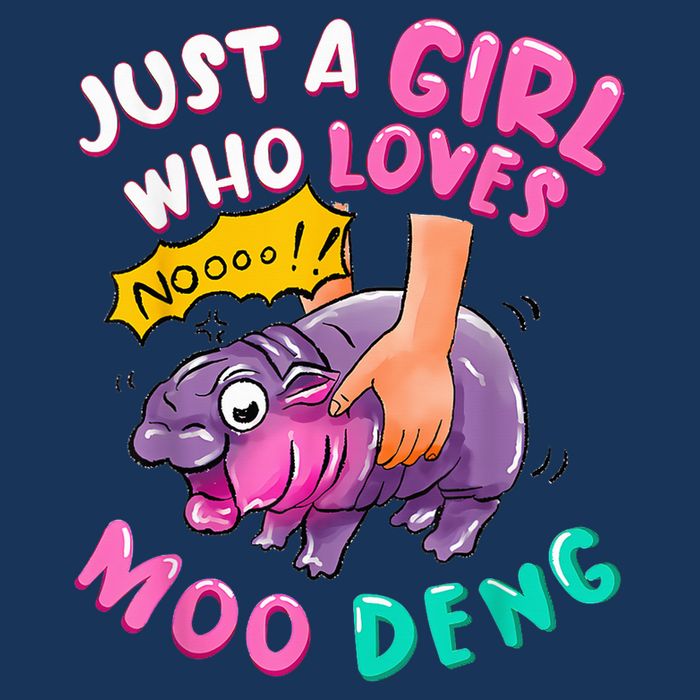 In My Moo Deng Era  Moo Deng Lover Just A Girl Who Loves Moo Deng T-Shirt
