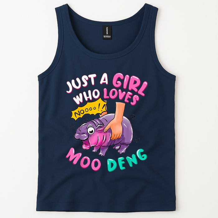 In My Moo Deng Era  Moo Deng Lover Just A Girl Who Loves Moo Deng Tank Top