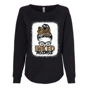 Inked Mama Messy Bun Mom Life Leopard Tattooed Mom Gift Womens California Wash Sweatshirt