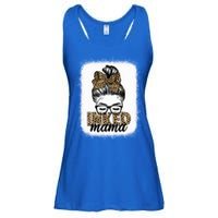 Inked Mama Messy Bun Mom Life Leopard Tattooed Mom Gift Ladies Essential Flowy Tank