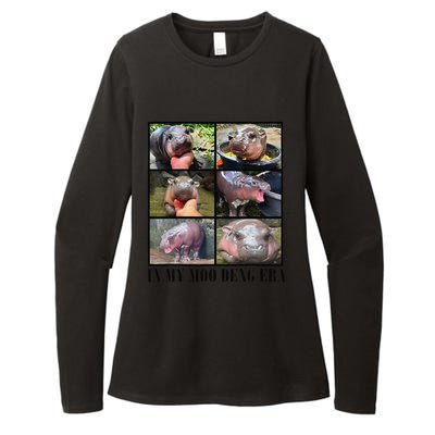 In My Moo Deng Era  Moo Deng Lover Gift Womens CVC Long Sleeve Shirt