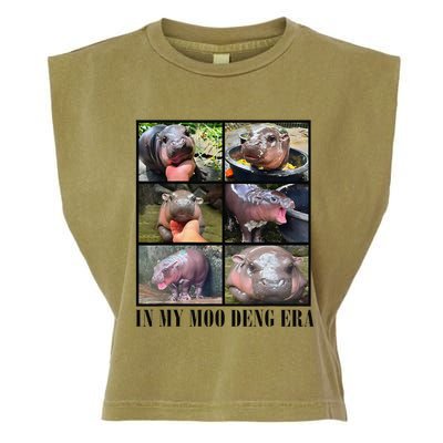 In My Moo Deng Era  Moo Deng Lover Gift Garment-Dyed Women's Muscle Tee