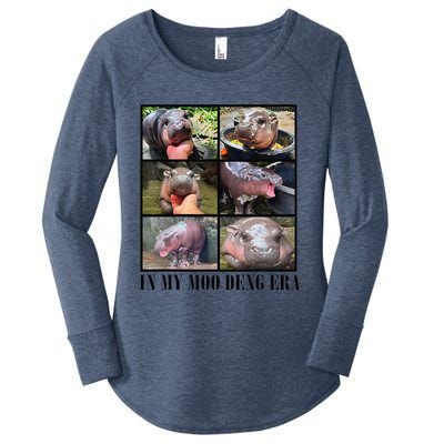 In My Moo Deng Era  Moo Deng Lover Gift Women's Perfect Tri Tunic Long Sleeve Shirt