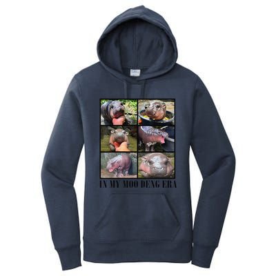 In My Moo Deng Era  Moo Deng Lover Gift Women's Pullover Hoodie