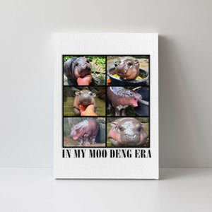 In My Moo Deng Era  Moo Deng Lover Gift Canvas