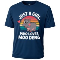 In My Moo Deng Era  Moo Deng Lover Just A Girl Who Loves Moo Deng Cooling Performance Crew T-Shirt