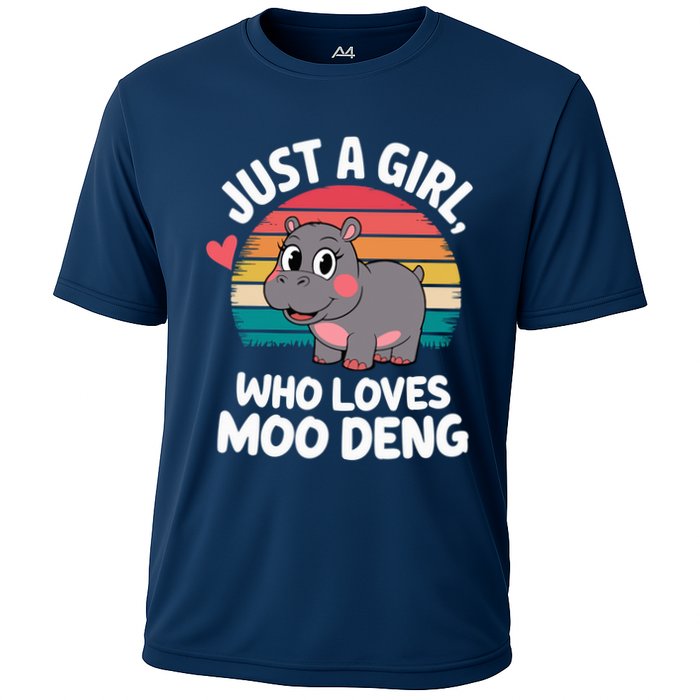In My Moo Deng Era  Moo Deng Lover Just A Girl Who Loves Moo Deng Cooling Performance Crew T-Shirt
