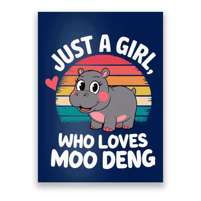 In My Moo Deng Era  Moo Deng Lover Just A Girl Who Loves Moo Deng Poster