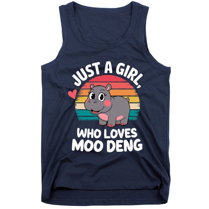In My Moo Deng Era  Moo Deng Lover Just A Girl Who Loves Moo Deng Tank Top