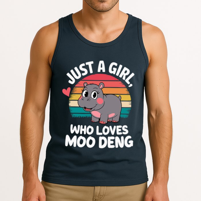 In My Moo Deng Era  Moo Deng Lover Just A Girl Who Loves Moo Deng Tank Top