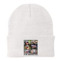 In My Moo Deng Era  Moo Deng Lover Loves Moo Deng Meme Knit Cap Winter Beanie